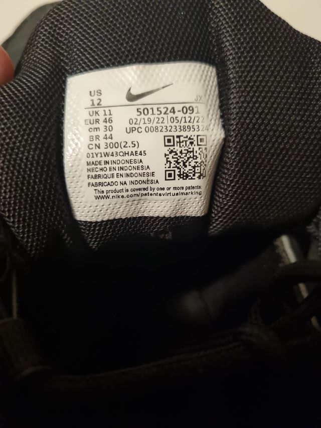 Nike Shox Talla 46 Negro  Originales