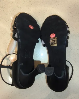 Zapatos de Baile Salón Talla 37 Negros