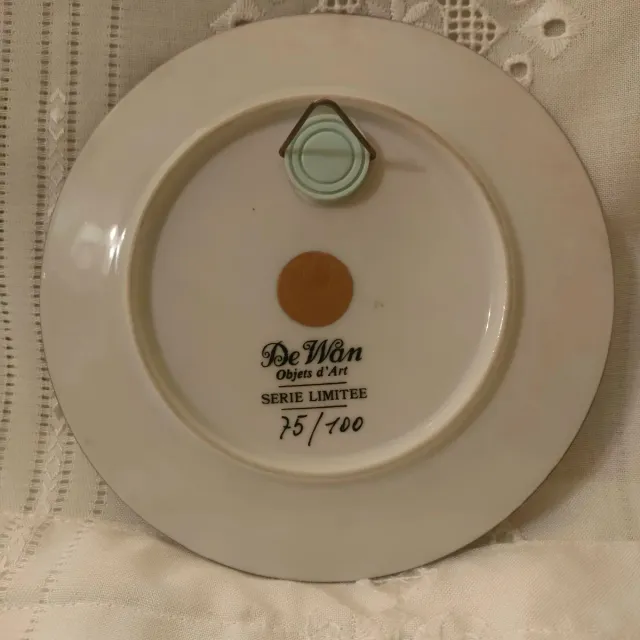 Piattino da parete serie limitata, decorato a mano
