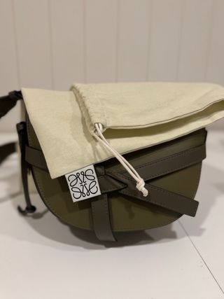 Bolso Loewe Gate Dual Small Piel Jacquard