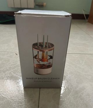 Pulitore Pennelli Makeup Oro/Bianco