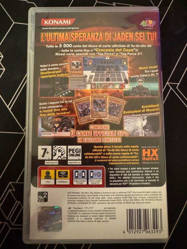 Yu-Gi-Oh! GX Tag Force 3 PSP + 3 carte