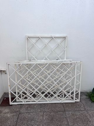 Rejas de hierro para ventanas (12 unidades)