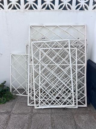 Rejas de hierro para ventanas (12 unidades)