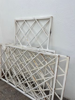 Rejas de hierro para ventanas (12 unidades)