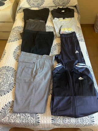 Lote 8 prendas hombre Talla S/ M Adidas y Zara 