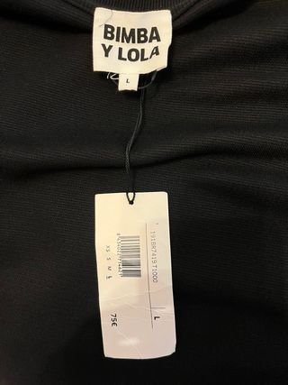 Bimba y Lola Camiseta Negra Manga Corta
