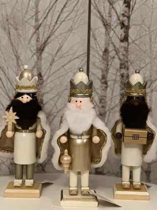 Cascanueces Reyes Magos Navidad Set 3
