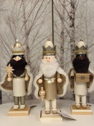 Cascanueces Reyes Magos Navidad Set 3