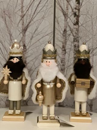 Cascanueces Reyes Magos Navidad Set 3