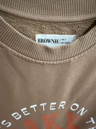 Sudadera Brownie Take it Easy Talla P