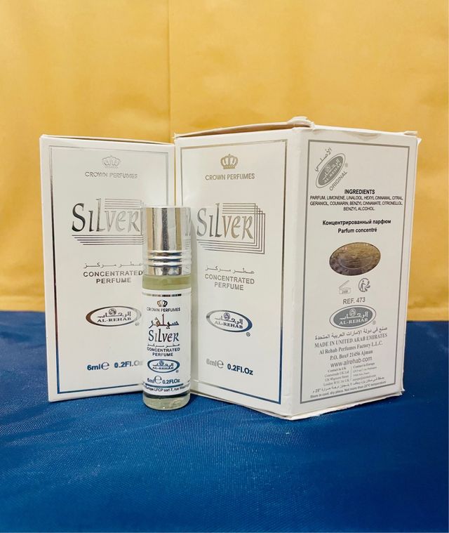 Al Rehab Silver Roll-On Perfume 6ml