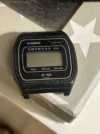 Reloj Casio F-10 Negro