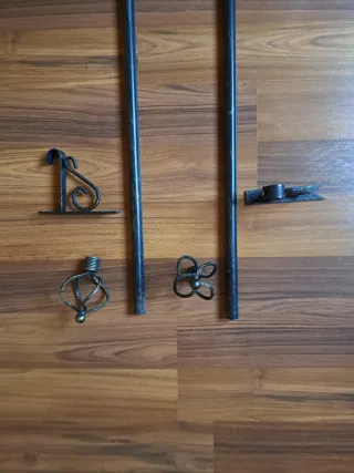 Kit forja: Soportes, barras 150mm y terminales