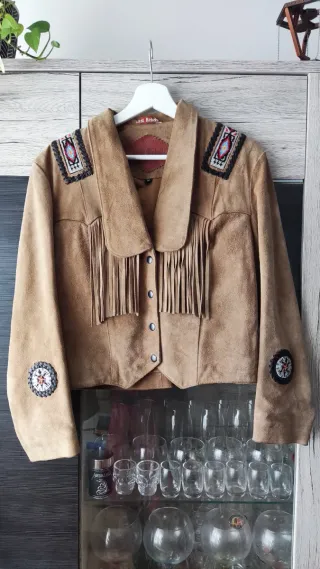 Cazadora Piel Vintage Cowboy