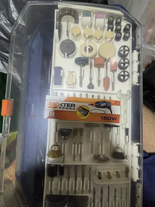 Dexter Power 150W - Kit Herramientas Rotativas