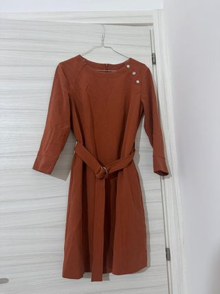 Vestito Benetton con cintura tg S
