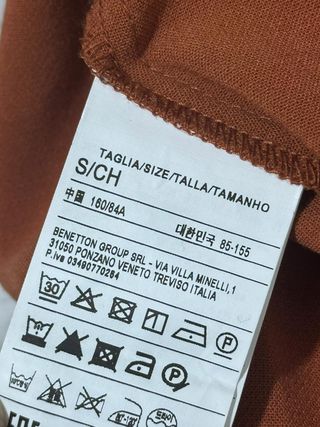 Vestito Benetton con cintura tg S