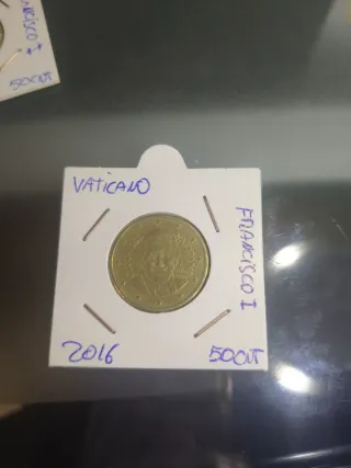 Vaticano 50 céntimos Francisco I 2016