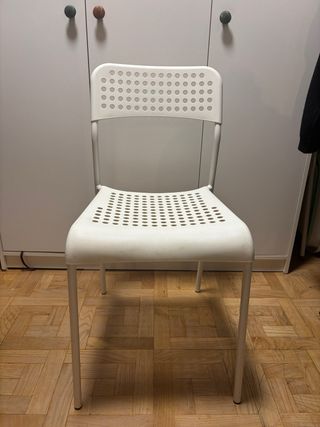 Silla Ikea ADDE Blanca