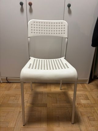 Silla Ikea ADDE Blanca