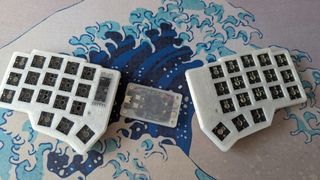 Teclado Corne 5x3 con Display