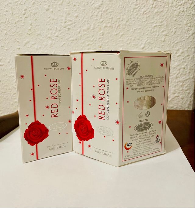Perfume Red Rose Al-rehab Roll-on 6ml
