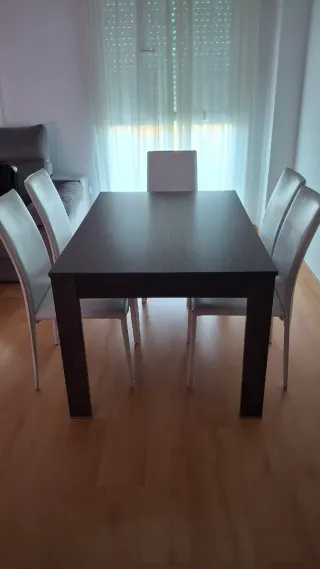 Mesa de comedor extensible 1.30/1.90