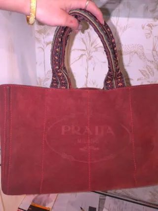 Bolso Prada Rojo Auténtico