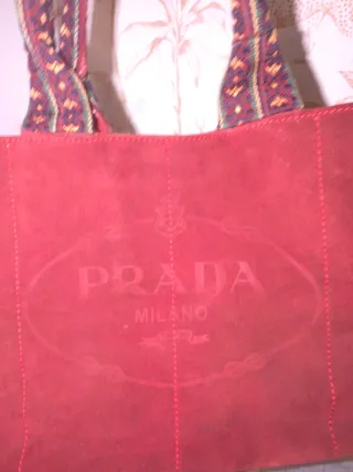 Bolso Prada Rojo Auténtico