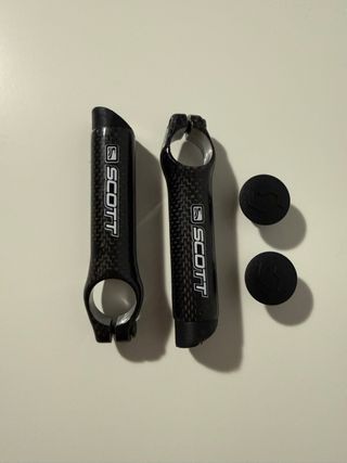 Acoples Scott Carbono MTB Logo Antiguo