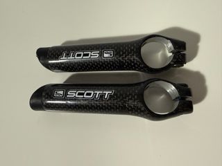 Acoples Scott Carbono MTB Logo Antiguo