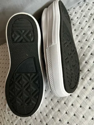 Converse plataforma negras