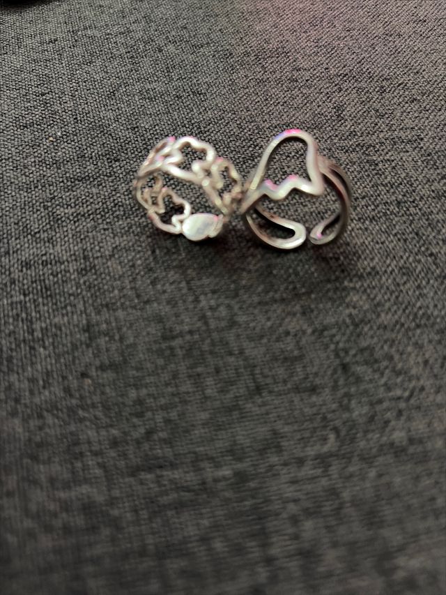 Anillos Tous Plata Ley Ajustables