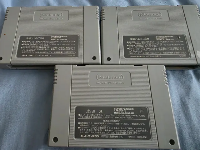 Giochi giapponesi Super Nintendo Pack 3