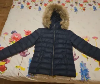 Chaqueta de Mujer Tommy Hilfiger de plumas azul