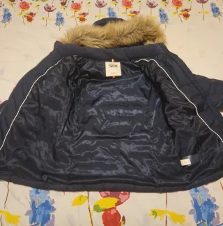 Chaqueta de Mujer Tommy Hilfiger de plumas azul