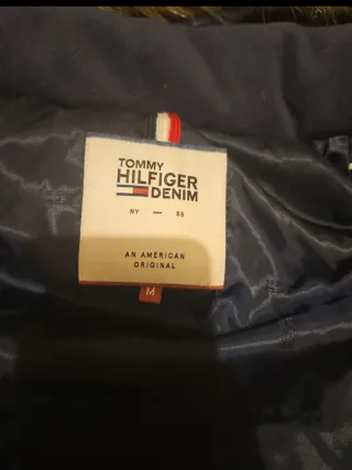 Chaqueta de Mujer Tommy Hilfiger de plumas azul