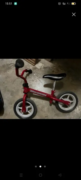 Bicicletta senza pedali Chicco Red Bullet