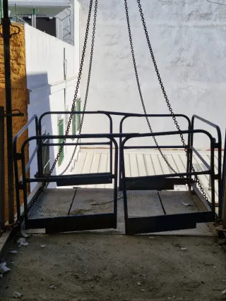 Plataforma de obra colgante
