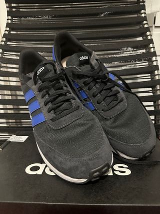Zapatillas Adidas Negras y Azules