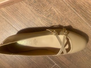 Zapatos planos MiMaO piel beige