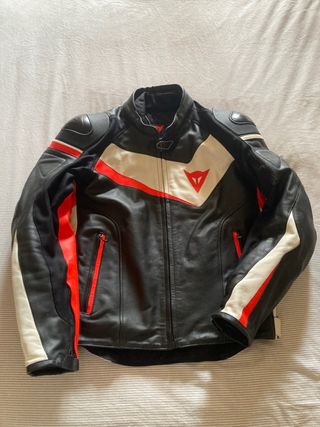 Chaqueta Dainese Moto Cuero Talla 52