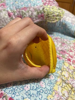 Monedero piña con purpurina