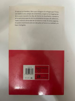 Si esto es un hombre (Spanish Edition)