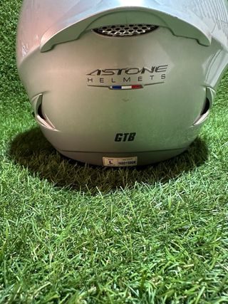 Casco Moto Astone GTB Silver White TL