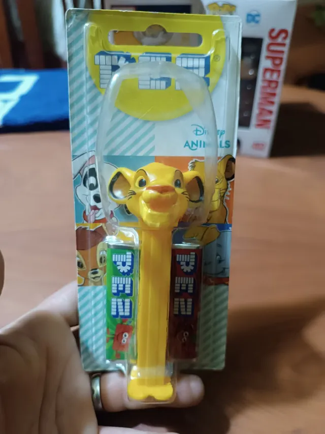 PEZ: Disney Animals Simba,Capitán América y Thor
