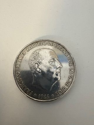 Moneda 100 Pts 1966 Franco