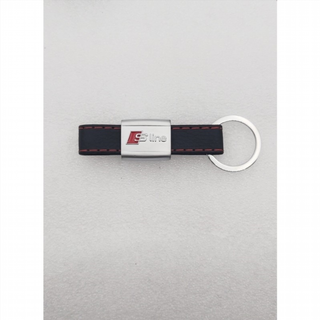 Llavero de cuero con logo audi sline Perfecto par
