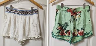 Lote 2: Pantalones y Faldas Cortas Mujer